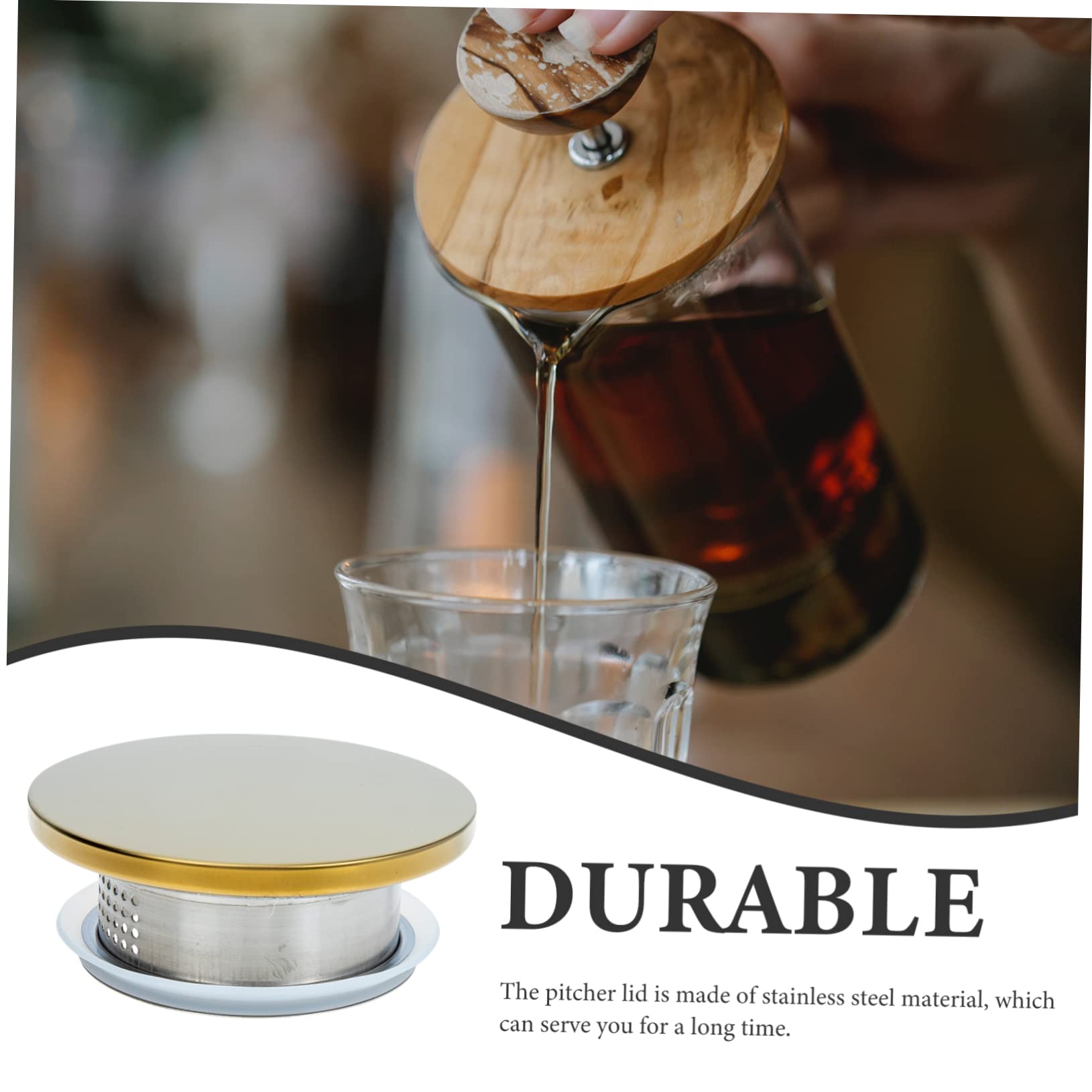 Lot De 4 Couvercles De Pichet à Eau En Verre – Bouchons En Plastique Anti-poussière Et Résistants Aux éclaboussures Pour Carafe De Bistrot, Pichet De Bistrot, Blanc