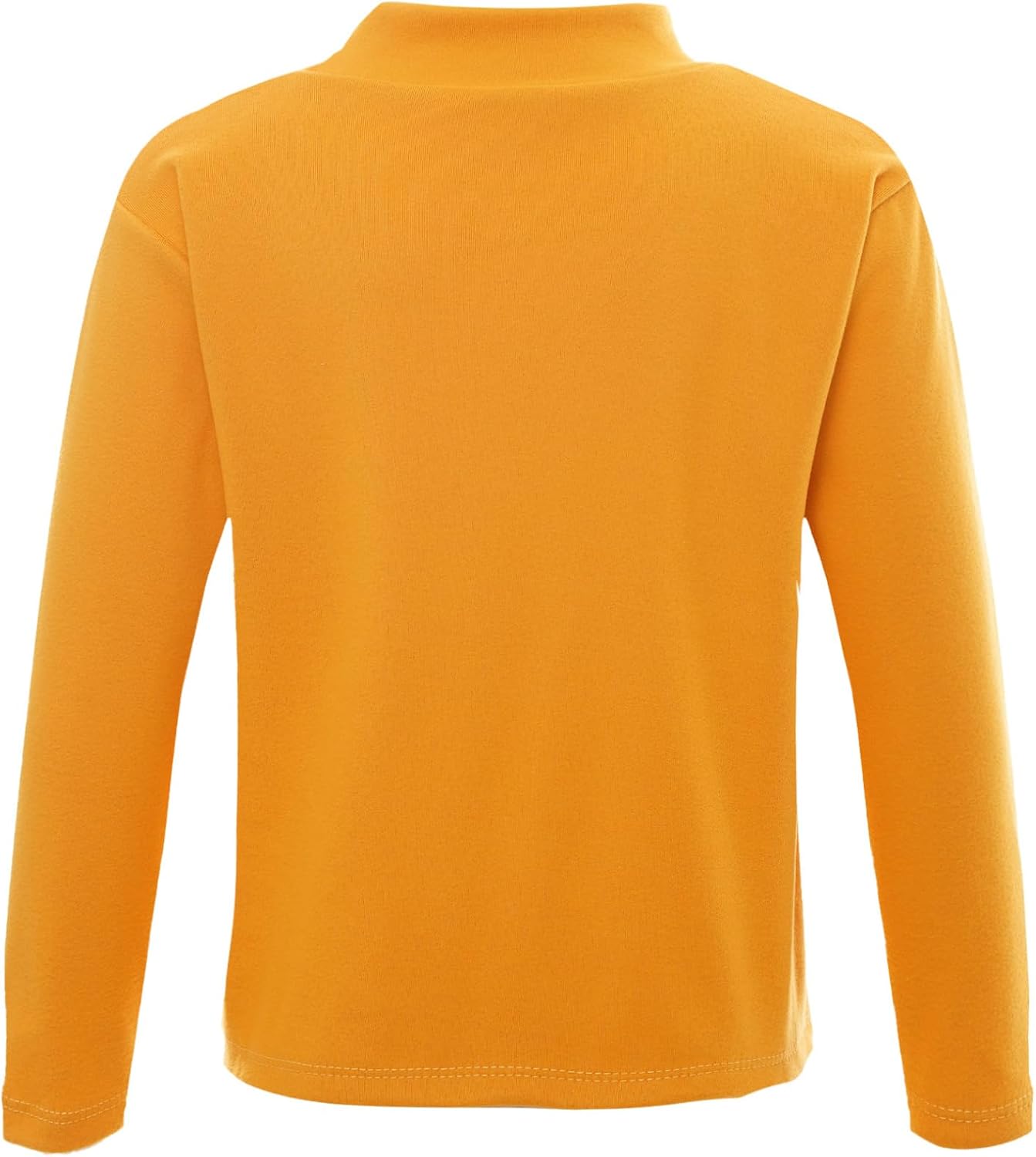 Freebily Toddler Thermal Underwear Top Boys Girls Solid Undershirt Long Sleeve Letter Print Mock Neck Tee Shirts