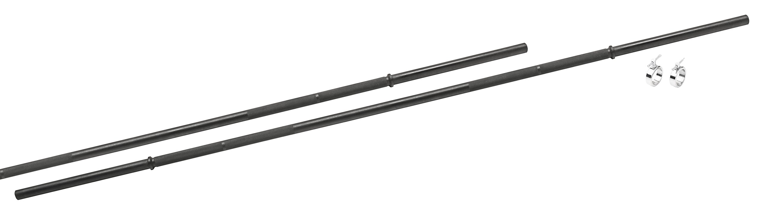 Bad Company Sztanga długa 152/168/183/214 cm z gwintowanymi lub gładkimi powierzchniami stykowymi, w zestawie zapięcia 30/31 mm I długie hantle chromowane lub pokryte na czarno I maks. obciążenie do 150 kg