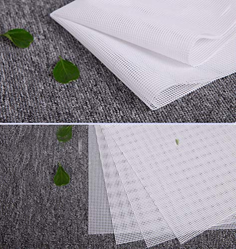 6 PCS Square Silicone Dehydrator Sheets Non-stick Fruit Dehydrator Mats, Reusable Steamer Mat Mesh Sheet for Fruit Dryer