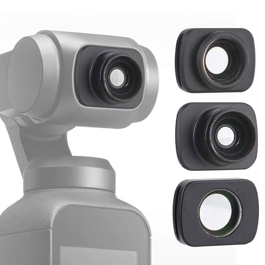 Amazon | DJI Osmo用フィルターセット、広角/10倍/魚眼