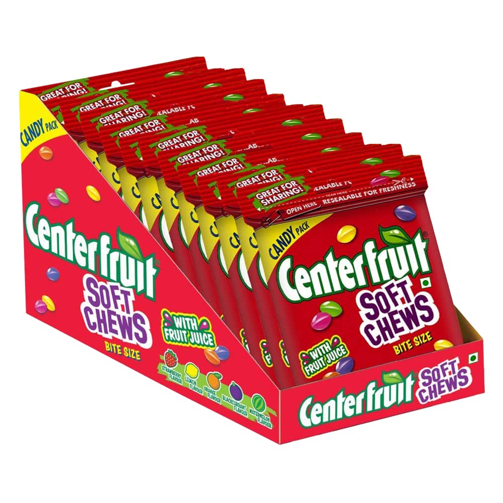 Center Fresh Fruit, Assorted Flavour, Soft Chews Candy Pouch, 720 Gram [Pack of 12] (B08L4RC87T) Amazon Price History, Amazon Price Tracker
