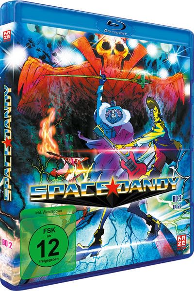Space Dandy Vol 2 Blu-ray disco de importación alemana para noches de cine en casa y animación