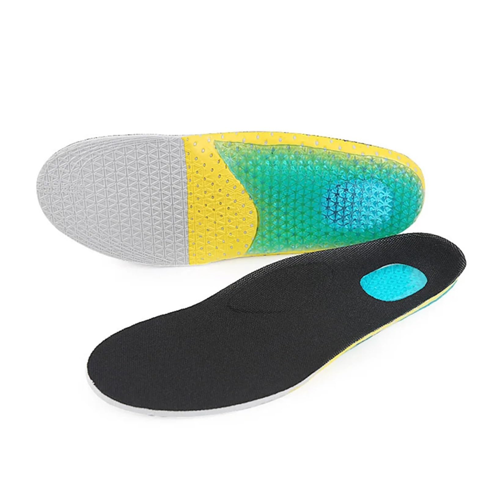 Silicone Foam Men Women Orthotic Soft Running Insoles Support Cushion Sport Insert Shoe Pad Flatfoot Ankle Small