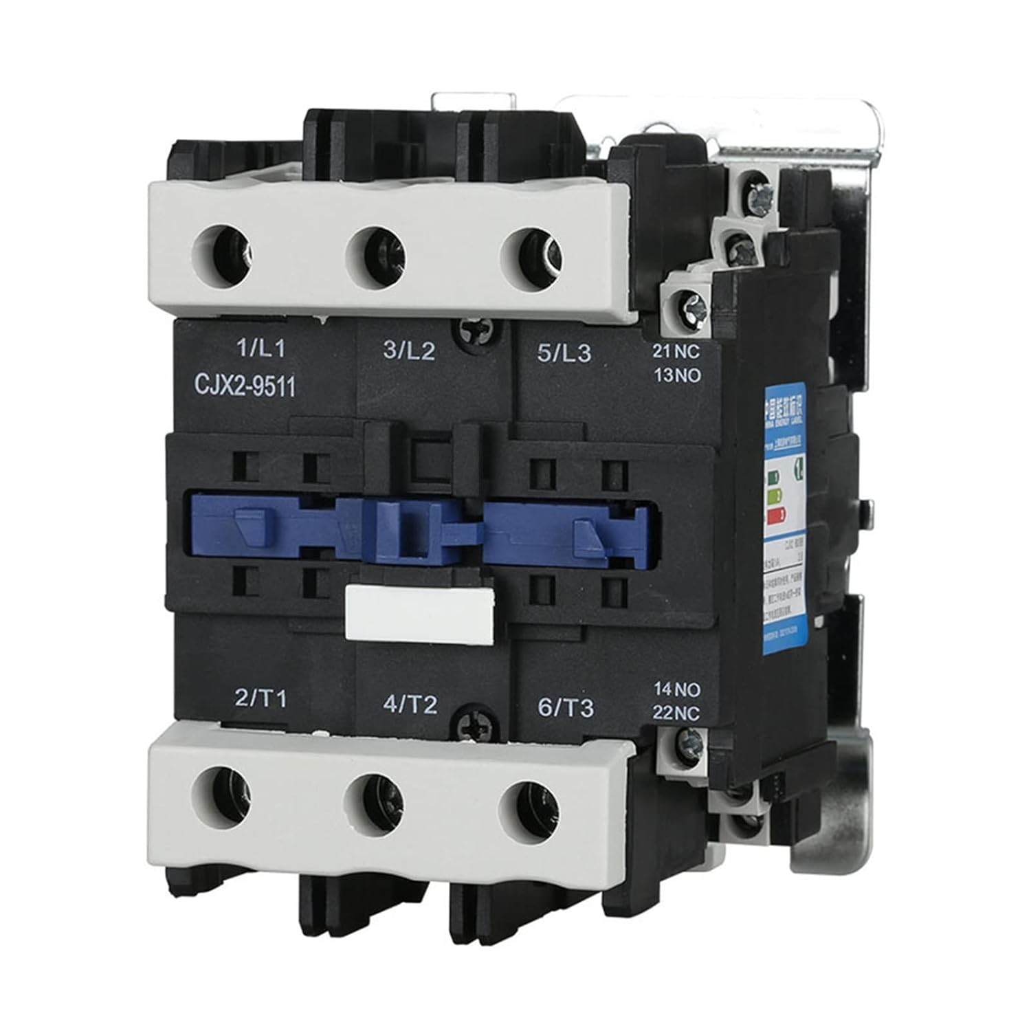 CJX2-9511 LC1 AC Contactor 95A 3 Phase 3-Pole Coil Voltage 380V 220V 110V 36V 24V Din Rail Mount 3P+1NC+ 1Pcs(Ac 380v)