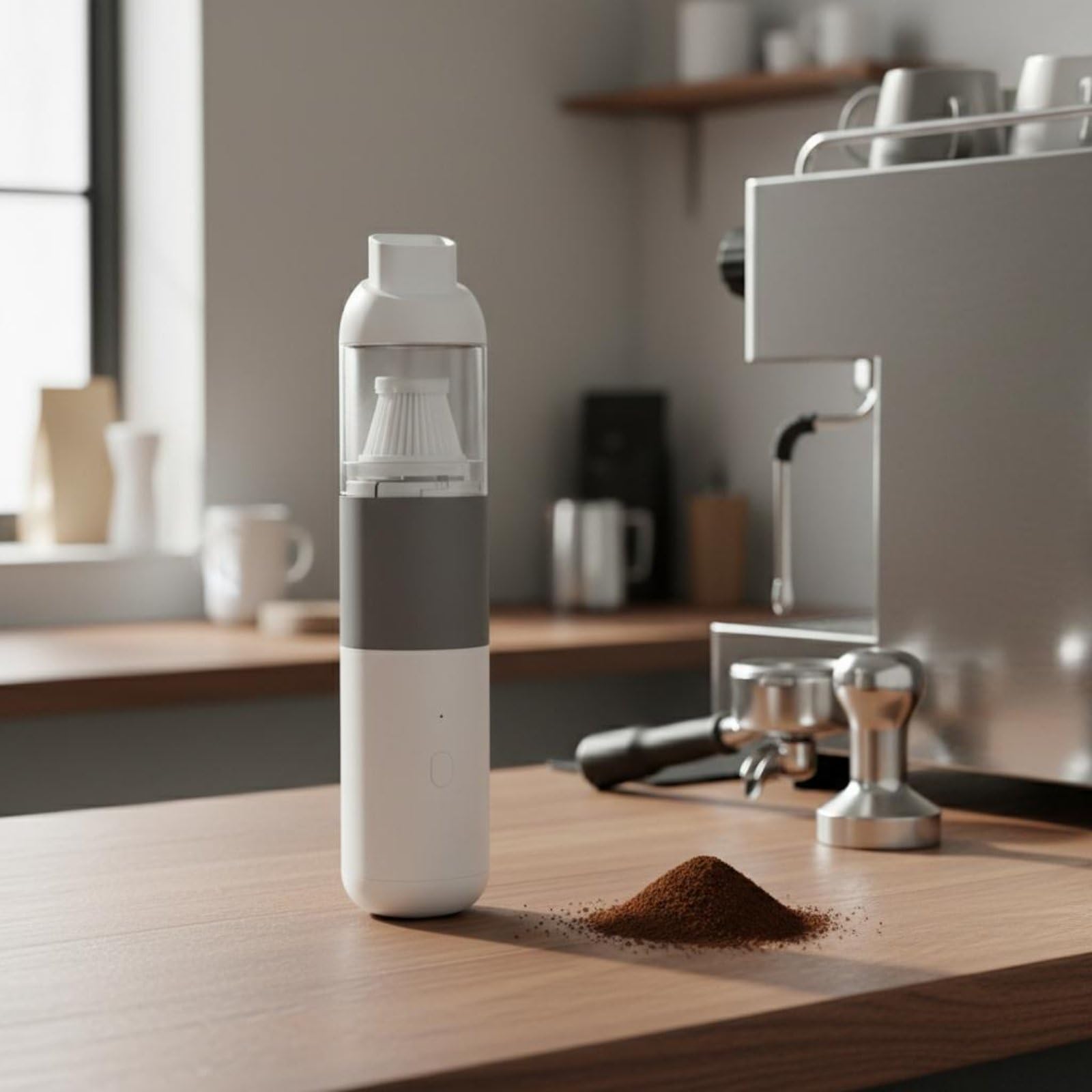 Aspiratore Ricaricabile Compatto Leggero Mini Aspirapolvere Senza Fili Aspirapolvere da Scrivania Ricaricabile per Bar, Caffetteria, Cucina