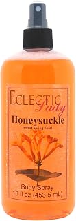 Eclectic Lady Honeysuckle Body Spray, 16 ounces, Body Mist for Women with Clean, Light & Gentle Fragrance, Cologne with Soft, Subtle Aroma For Daily Use