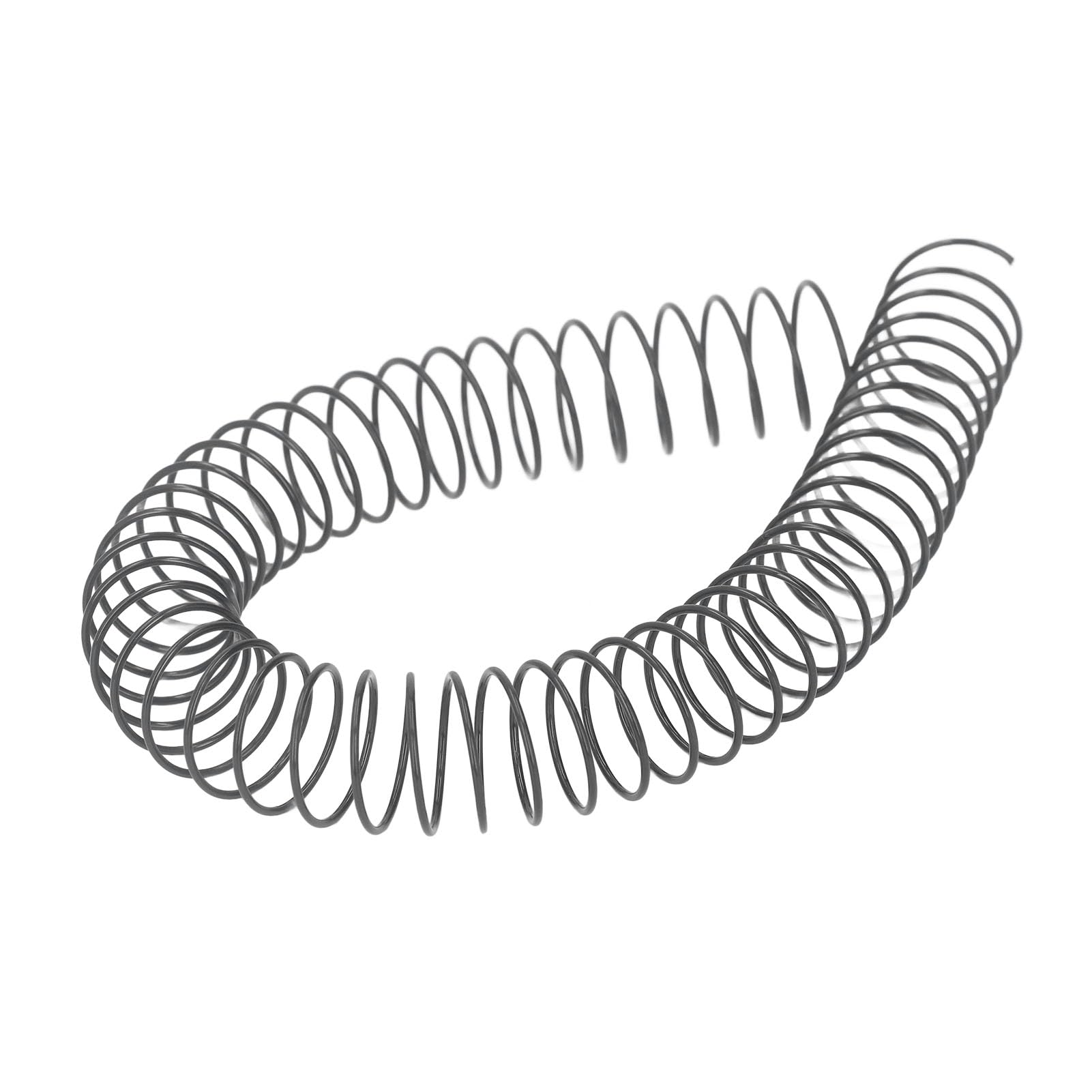 100 pièces bobines de reliure spirale en métal 19 mm 48 dents pas 41 capacité de 170 feuilles compatibles avec les machines à relier 4 trous par pouce pour les présentations de (Noir)