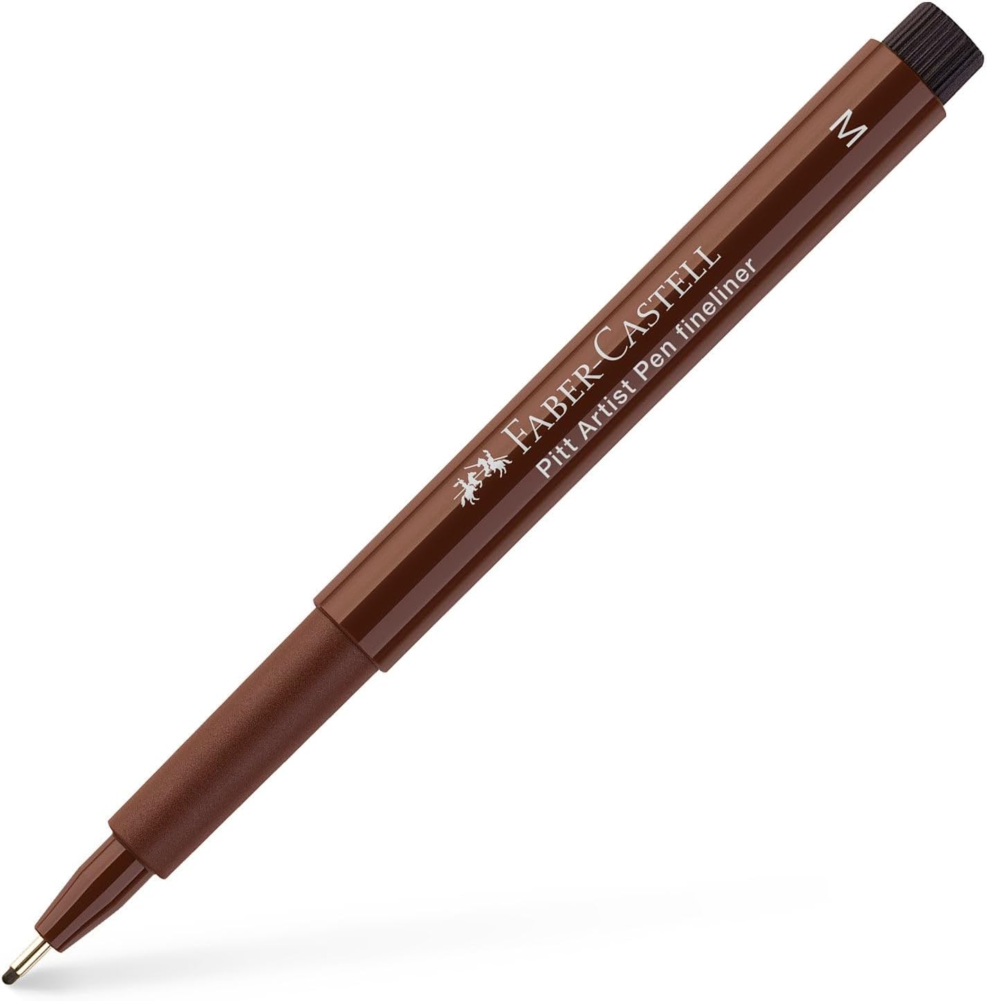 Faber-Castell Art & Graphic Pitt Artist Pen Metallic 1.5 India Ink Pen, Black, Single Pitt Pen, for Art, Craft, Drawing, Sketching, Home, School, University, Colouring