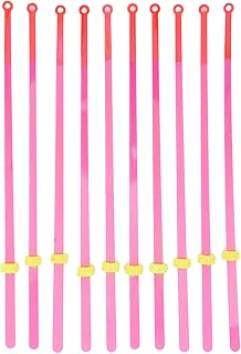 10 Piezas de caña de Pesca de Hielo ABS ABS Mini Top Tailing Tacking Polo de extensión para Pesca de Invierno