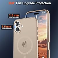 Vista 1286 de SUPFINE Funda magnética para iPhone 11 (compatible con MagSafe) (protección contra caídas de grado militar), translúcida mate a prueba de golpes