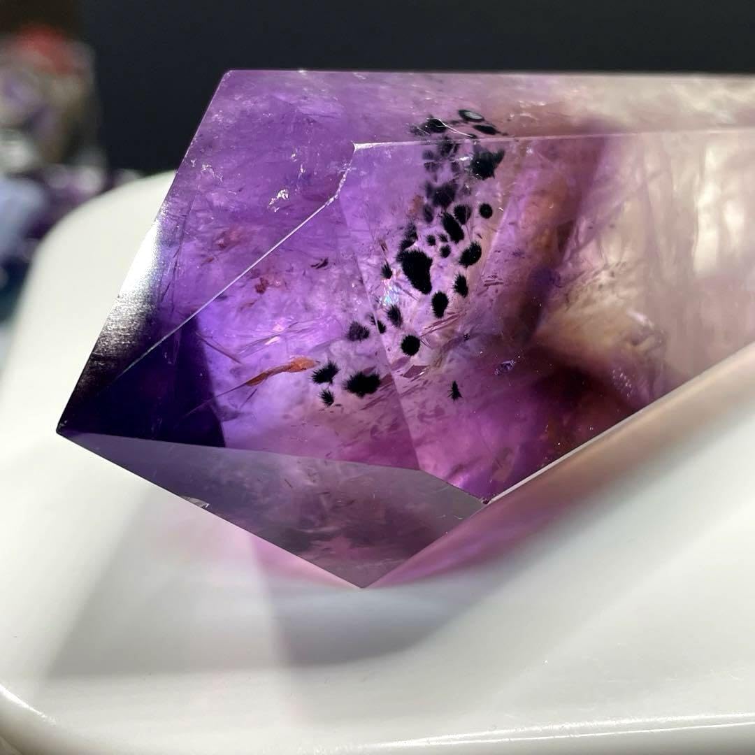 ロマネサイト イン アメジスト ポイント 台付き ロマネサイト in アメジスト ブレスレット