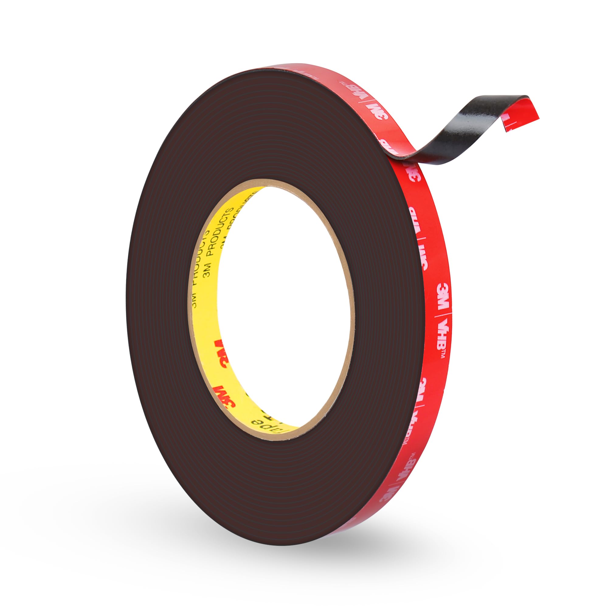 FIOSAXE Double Sided Tape Heavy Duty, Double Sided Mounting Tape, 36FT Length, 0.38 Inch Width for Car, LED Strip Lights, Home Decor, Office Decor,