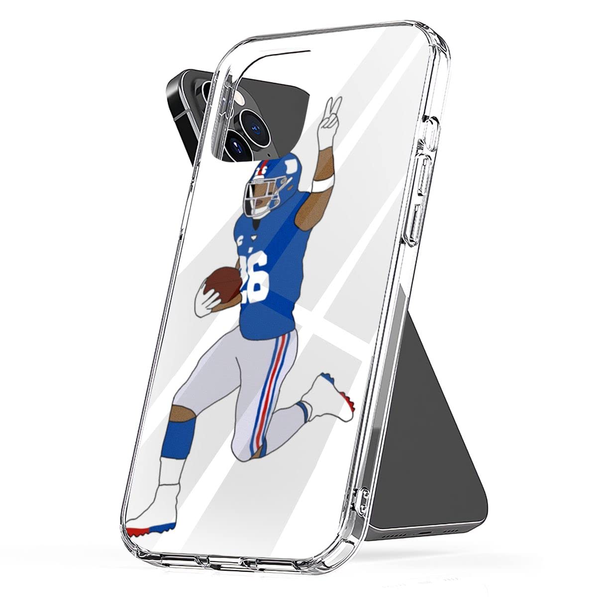 Phone Case Giants Aesthetic The Shockproof New Cover York Funny Saquon Barkley Compatible with iPhone 15 14 13 12 11 X Xs Xr 8 7 6 6s Plus Mini Pro Max Transparent