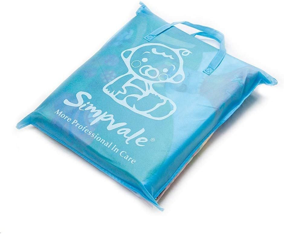 SIMPVALE Baby Crawling Mat Double-Sided Foam Waterproof Floor Mat Drawing Alphabet Figures Animals Pattern 70.8''X47.2''X0.2''