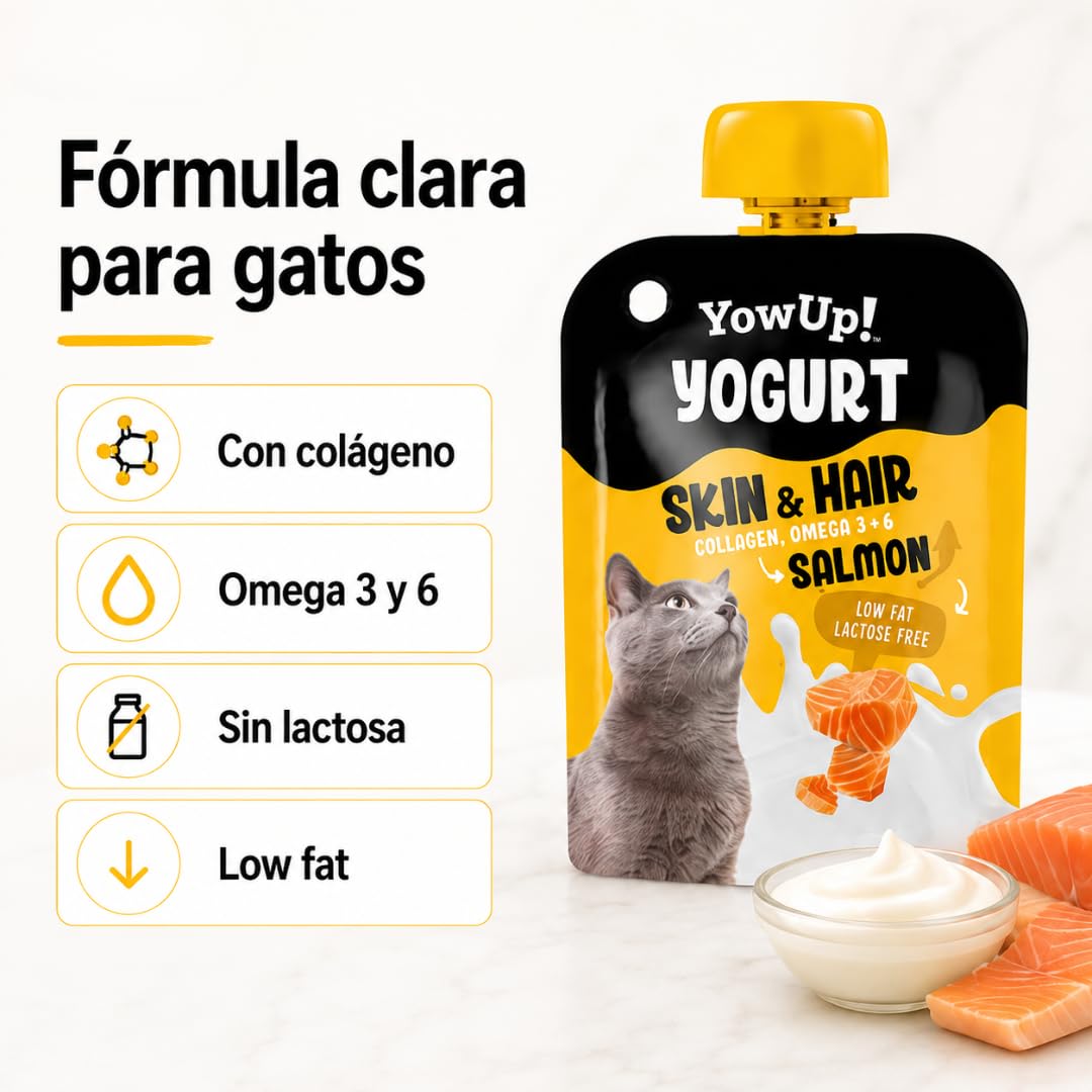 YOW UP Beutel für Joghurt und Katzen, 10 x 85 g