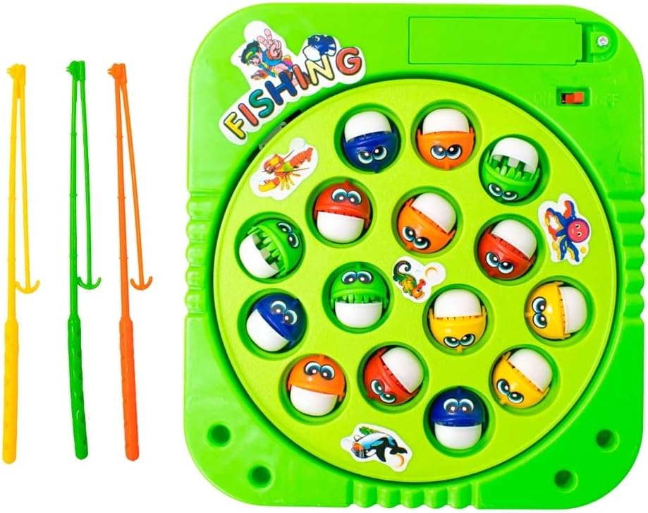 Brinquedo Jogo Pega Peixe Pesca Maluca Pescaria Infantil Criança Adulto Diversão MIURI