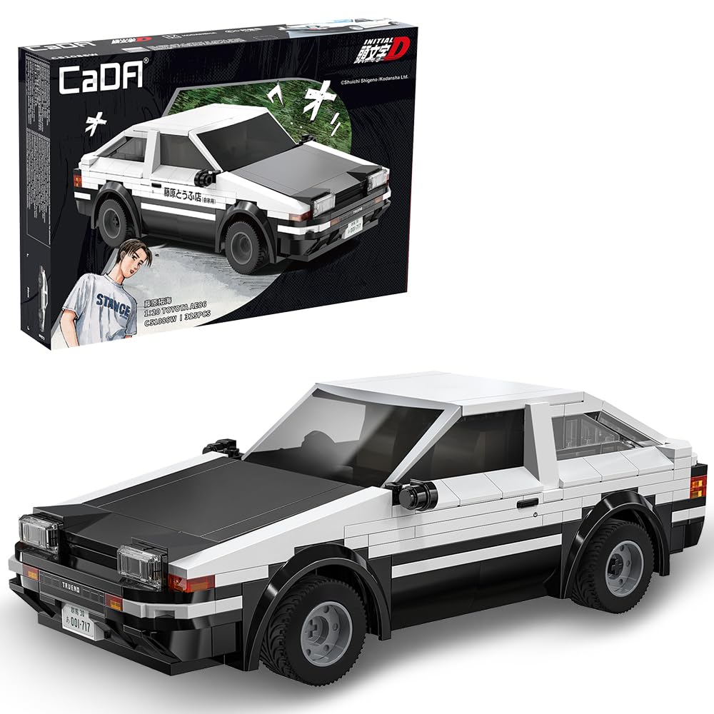 Amazon.com: CaDA C51086W Toyootta AE86 Trueno Building Block Model