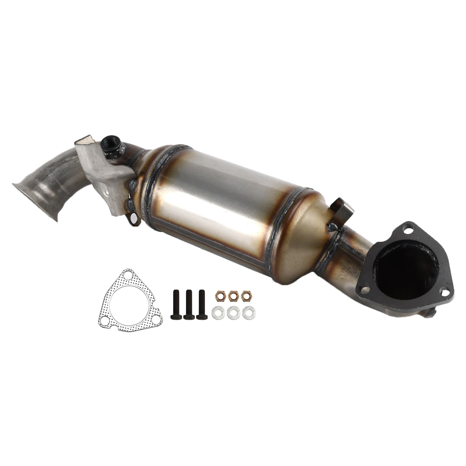 Topteng Catalytic Converter Apto para Peugeot 207 CC (WD_) 1.6 16V Turbo, 308 I (4A_, 4C_) 1.6 16V, Apto para Mini Cooper S 1.6 16V, Apto para Citroen C4 1.6 16V