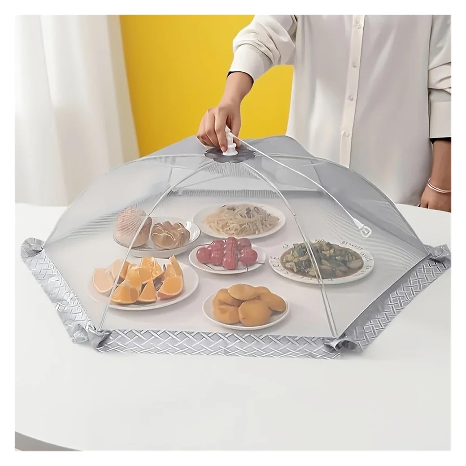 Housses pour filets pop-up en maille, Tente de couverture en maille anti-moustiques marron, 1 pièce, pop-up for l'extérieur(5PCS)