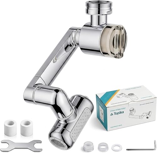 Kitchen Faucet Sprayer With 1440 Rotation And Filter