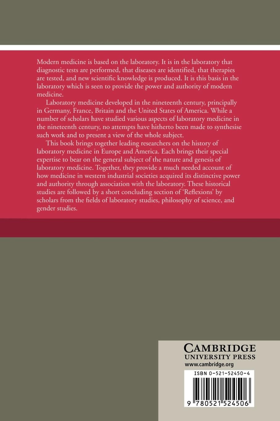The Laboratory Revolution in Medicine