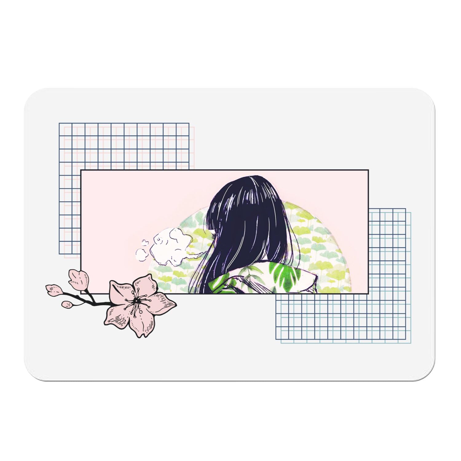 Sets de table en liège Lo-Fi Girl pour une ambiance japonaise anime