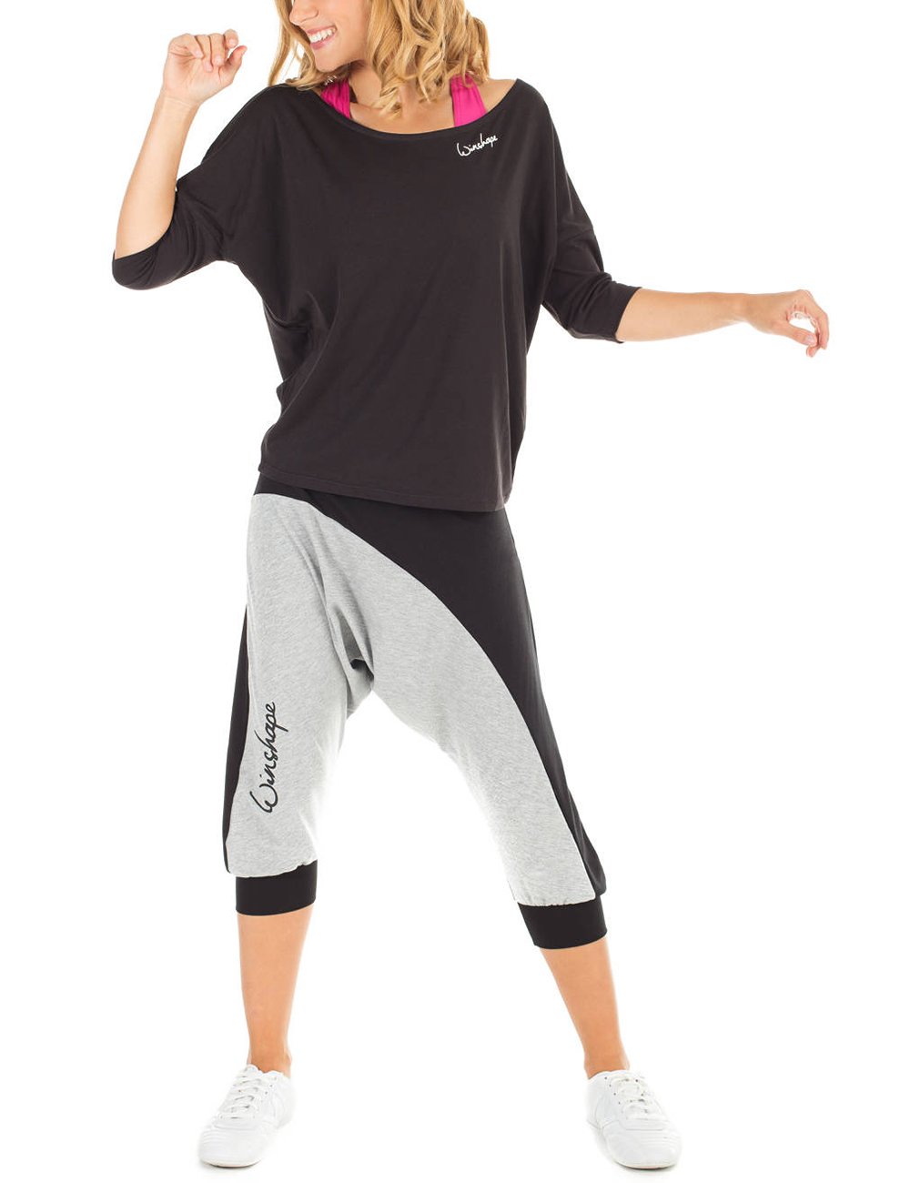 WINSHAPE Ultra Leichtes Damen Modal-3/4-arm Shirt Mcs001 T-Shirt à Manches 3/4 Femme