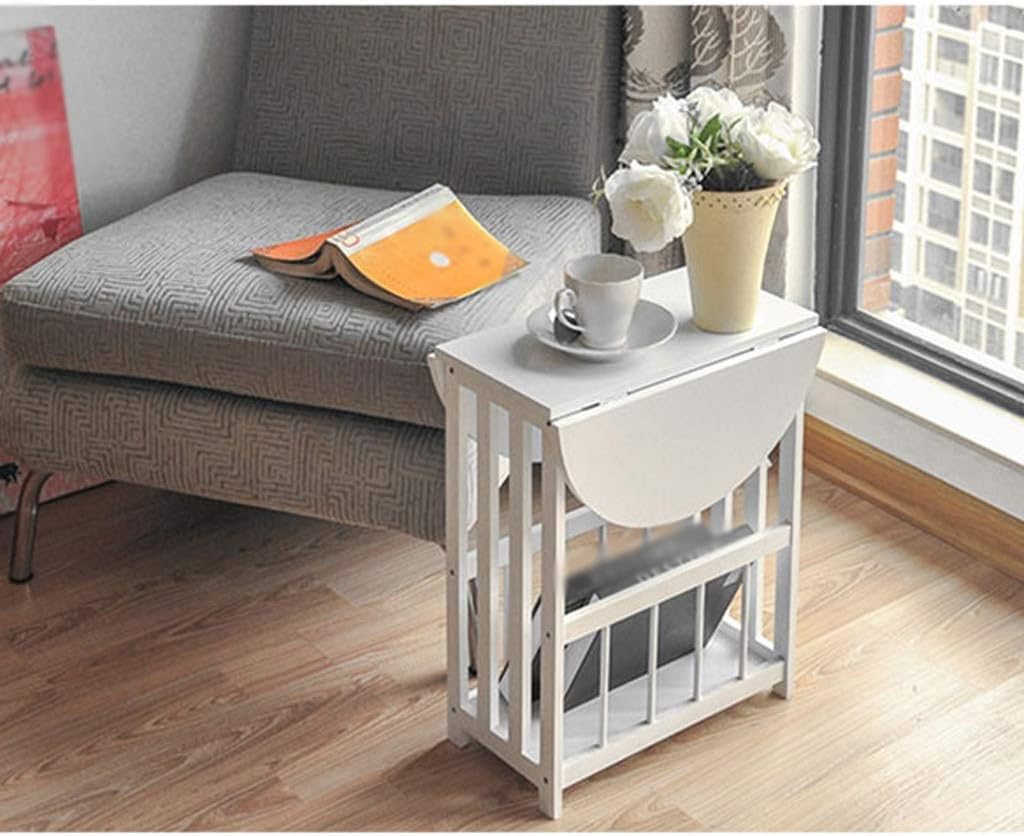 Simple Mini Folding Coffee Table Balcony Living Room Small Square Table Bed Table Sofa Table White Tea Table Coffee Table