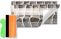 Vista 7 de Kit de herramientas gratis, 2 unidades, 5 x 10 pulgadas, emblema de Chevy, corbatín dorado, piel de serpiente, vinilo