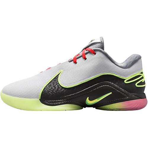 Lebron XXII Crown Jewel Basketball Shoes (FZ1094-101, White/Medium Ash/Hot Lava/Volt Glow)