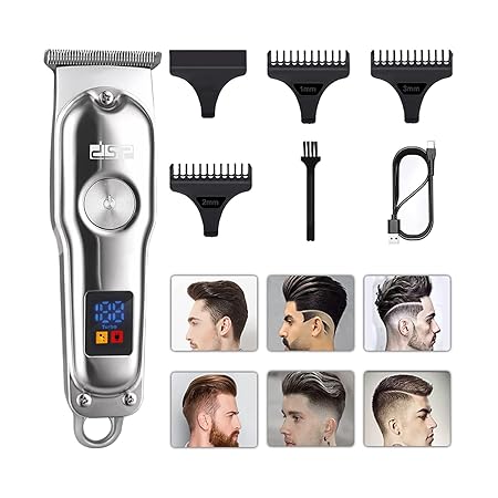 DSP Hair Clippers for Men Cordless Hair Trimmer Clippers for Hair Cutting Kit with LED Display for Familly