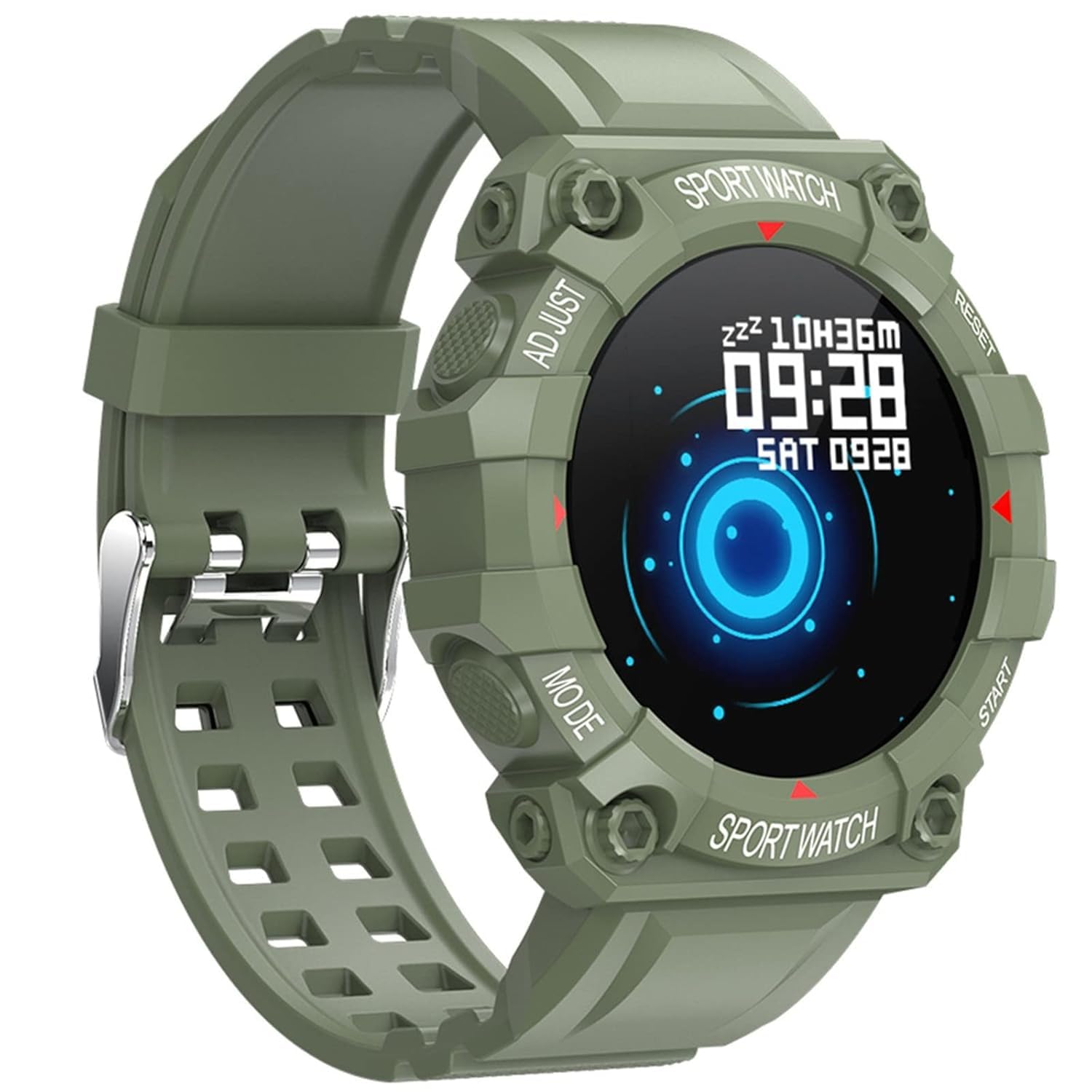 drumstone [𝐋𝐈𝐌𝐈𝐓𝐄𝐃 𝐃𝐄𝐀𝐋 𝟏𝟓 𝐘𝐄𝐀𝐑𝐒 𝐖𝐀𝐑𝐑𝐀𝐍𝐓𝐘 bluetooth smart band for men and women, touch screen watch health bracelet, activity tracker in green, monitors fitness