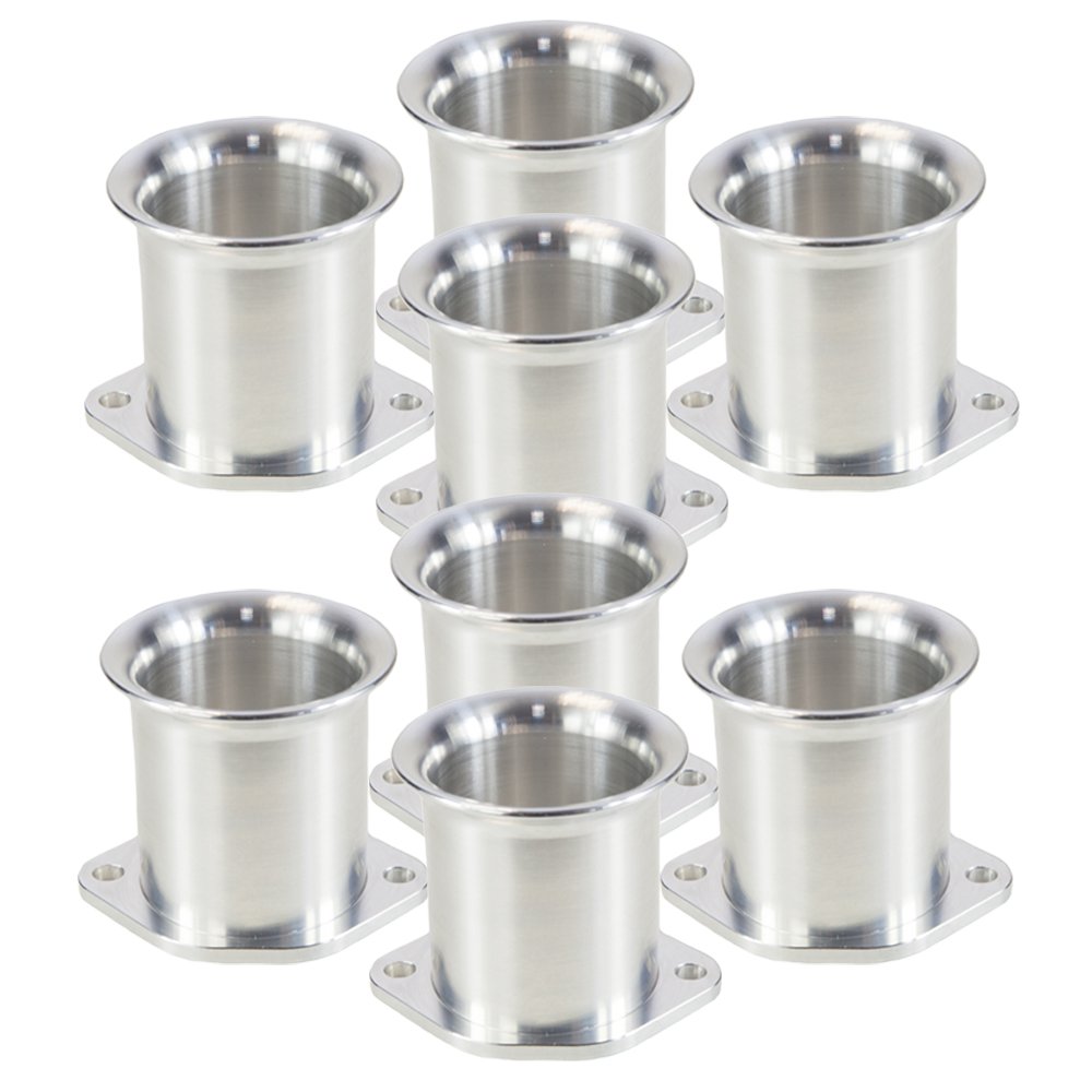 Ramair Filters BOT-40-50-8PK Weber DCOE 40 mm Bolt on Velocity Stack Carb Trumpet, 50 mm, Set of 8