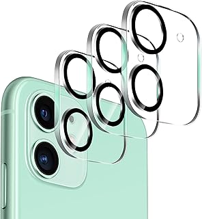 Dengduoduo ã€3 Packã€‘ Camera Lens Protector for iPhone 11 & iPhone 12 Mini, Ultra HD, Tempered Glass, 9H Hardness, Anti-Scratch, Case Friendly, Easy to Install [No Affect on Night Shots]