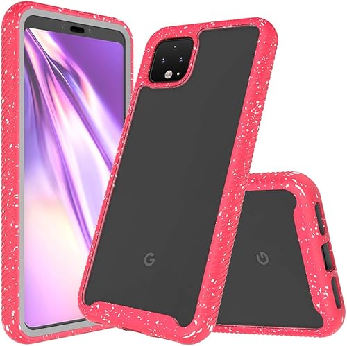 Funda transparente resistente para Google Pixel 4, funda híbrida a prueba de golpes, protector de pantalla integrado, serie Guardian, funda para