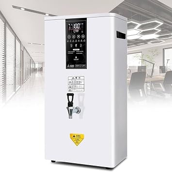 Electric Kettle Temperature Control,Water Dispenser Countertop,3000w Hot Water Dispenser Built-In Water Purifier,Lcd Touch Screen,For Tea Making & Hot Drinks,White-50L