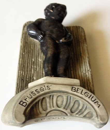 Miniatura 2 de Manneken Pis Brussels Boy Estatua Bélgica Resina 3D nevera nevera nevera imán tailandés hecho a mano por Thai MCnets