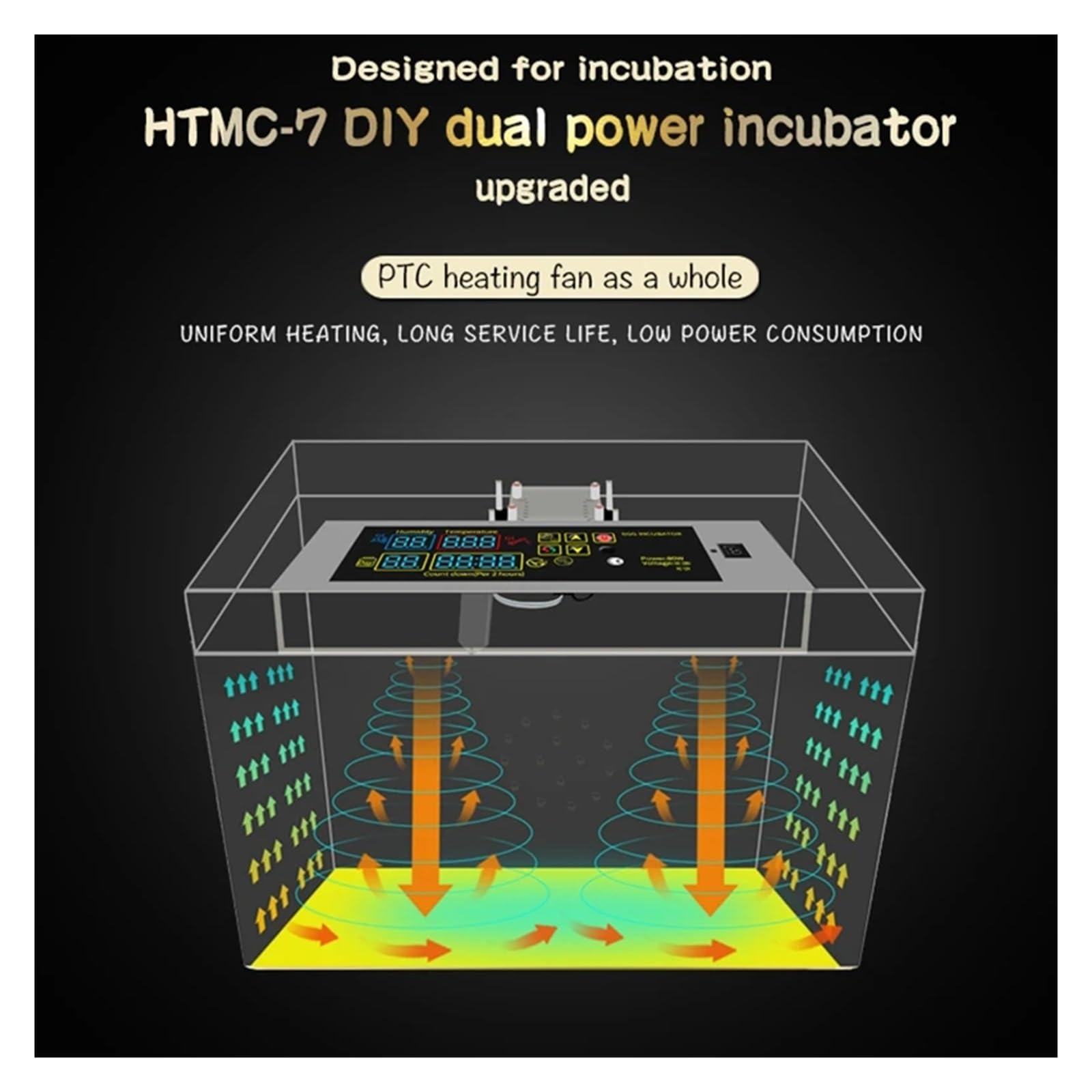 Kontroler Temperatury, HTMC-7 Egg Intelligent Incubator Controller High Quality Multifunctional Automatic Digital Incubator Controller