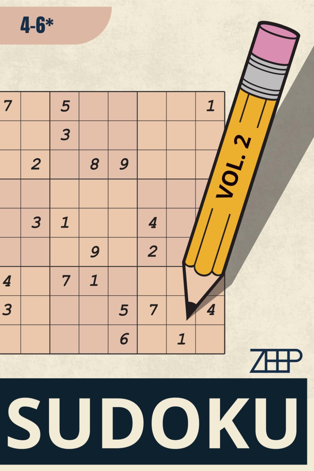 Sudoku Puzzelboek 4–6 Sterren Vol.2 | 300 Nieuwe Moeilijke en Zeer Moeilijke Sudoku’s: Moeilijke tot zeer moeilijke sudoku’s voor lange puzzelsessies en maximale hersentraining (Sudoku 4-6*)