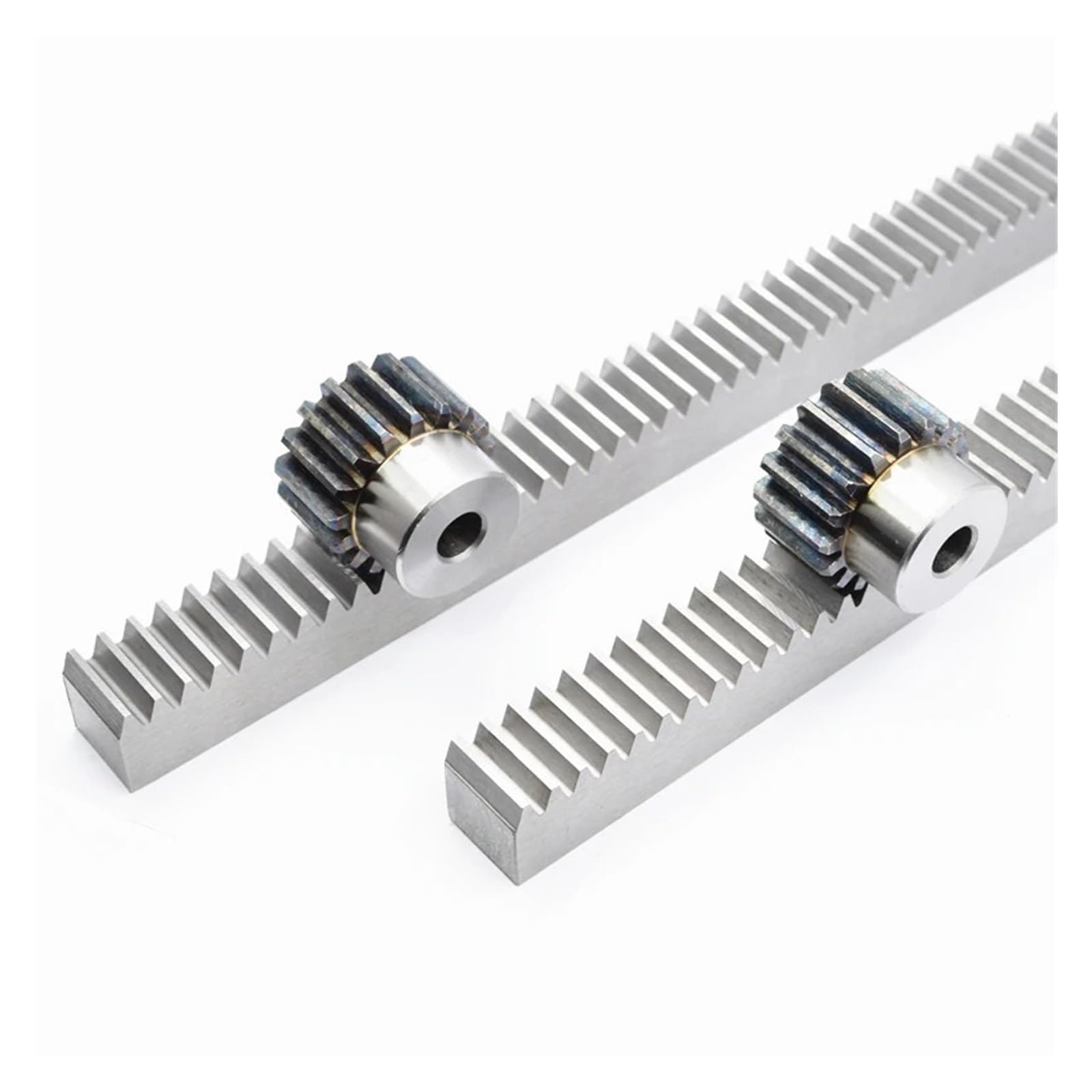 crémaillère à dents droite 1 pièces 1Mod 45 dents engrenage crémaillère et pignon en acier 20x20x500mm avec Options de trou d'alésage 6/8/10/12mm for le travail des métaux(6mm Hole 45T Gear)