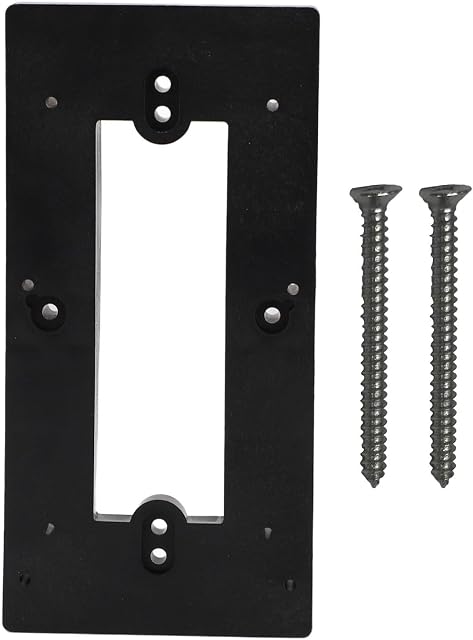 Support universel de fixation de porte vidéo, support de fixation avec utilitaire supplémentaire, compatible avec la plupart des marques (noir)