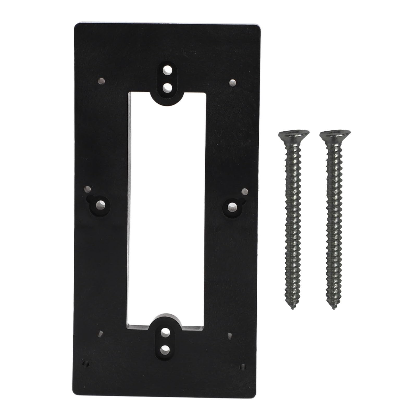 Universal Video Doorbell Mount, Adjustable Plastic Bracket Holder for Home Security Easy Installation Door Mounting Solution