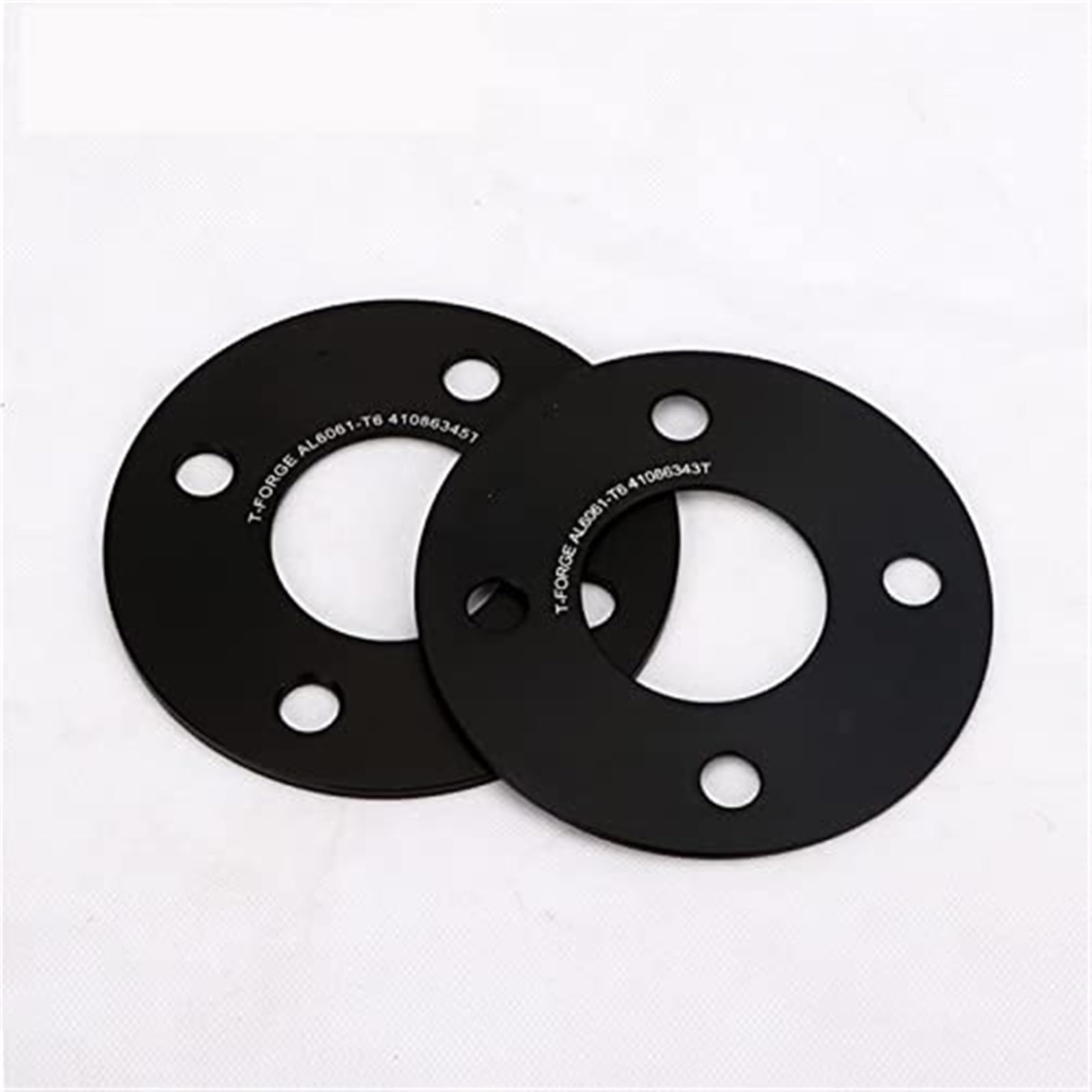 2Pieces 3/5/8/10/12/15mm PCD 4x108 CB 63.4mm Wheel Spacer Adapter, for ford, for Fiesta,/ST, for Focus, for Ecosport,/Ka/Ka+/Figo/Lkon/B-max Hub-Centric Wheel Spacers(BLACK 2PCS 8MM Spacers)