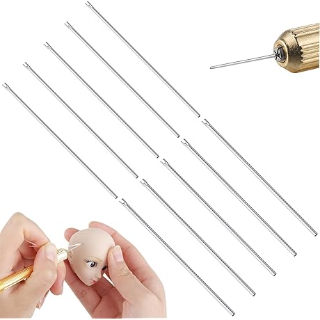 10-Piece Doll Hair Rerooting Kit for Professional Hair Styling