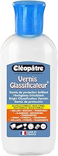 CLEOPATRE – Vernis Glassificateur de Protection 100g - Transparent Brillant et Incolore - Sans Solvant - Tous Supports - Fabrication Française