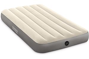 Intex 64101E Dura-Beam Standard Single-High Air Mattress For Enhanced Comfort And Support