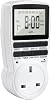 Digital Timer Plug Socket UK, 24h-Week Socket Timer Switch With 16 On-Off Programme LCD Display, Electric Light Switch Repeat Cycle Programmable Plug Timing With Random Mode for Indoor Home Appliances