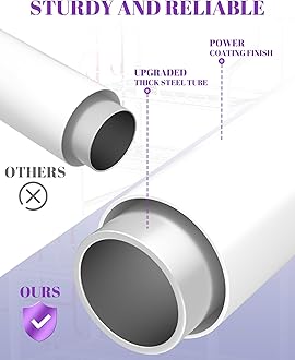 Mythinglogic Yoga Mat Storage Racks,Home Gym Storage Rack for Dumbbells Kettlebells Foam Roller, Yoga Strap and Resistance Bands, Workout Equipment Storage Organizer With Hooks and Wheels