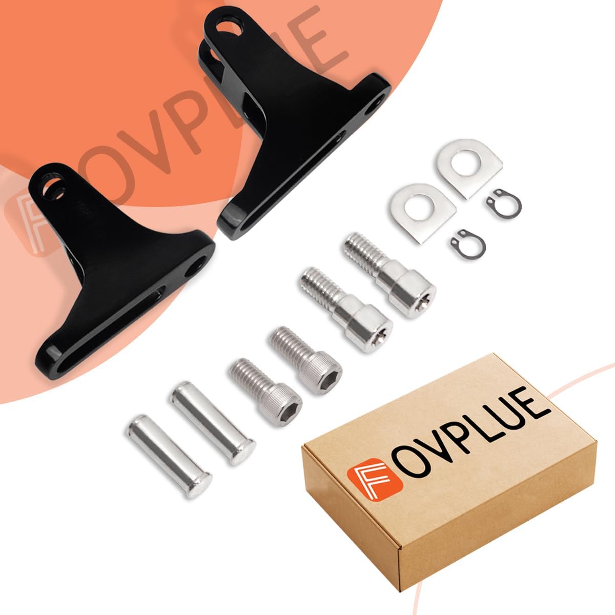 FOVPLUE Motorcycle Parts,Passenger Mini Footboard Mount Kit for Harley Touring models 1993-2025 Road King FLHR Road Glide FLTRX Street Glide FLHX Electra Glide FLHT